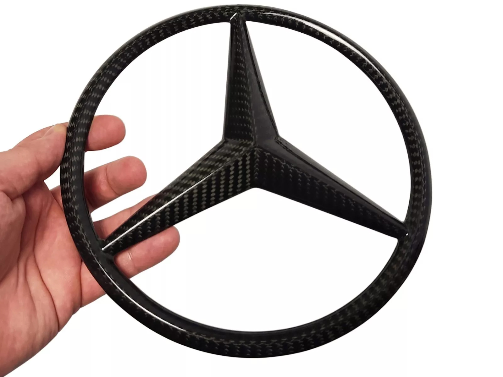 Carbon Front Emblem Grill Star Grille Badge for W463 G-Class Mercedes